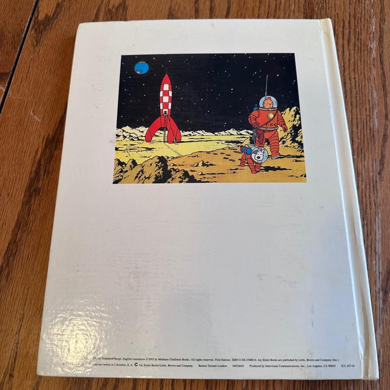 Hergé The Adventures Tintin Explorers on the Moon Pop-Up Book 1992 First Edition immagine 4