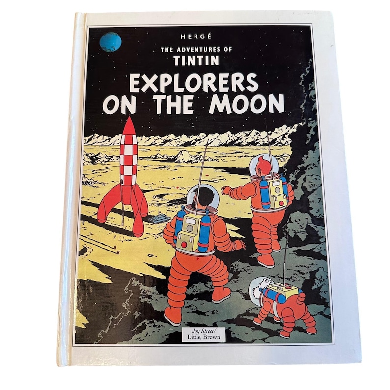 Hergé The Adventures Tintin Explorers on the Moon Pop-Up Book 1992 First Edition immagine 1