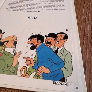 Hergé The Adventures Tintin Explorers on the Moon Pop-Up Book 1992 First Edition immagine 13