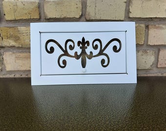 Ranura para correo de tamaño personalizado: placa metálica moderna para buzón, inserto personalizado para la puerta principal.