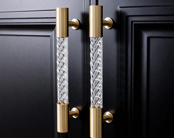 Kitchen Brass Handle - Furniture Door Pulls - Bathroom Cabinet Knob