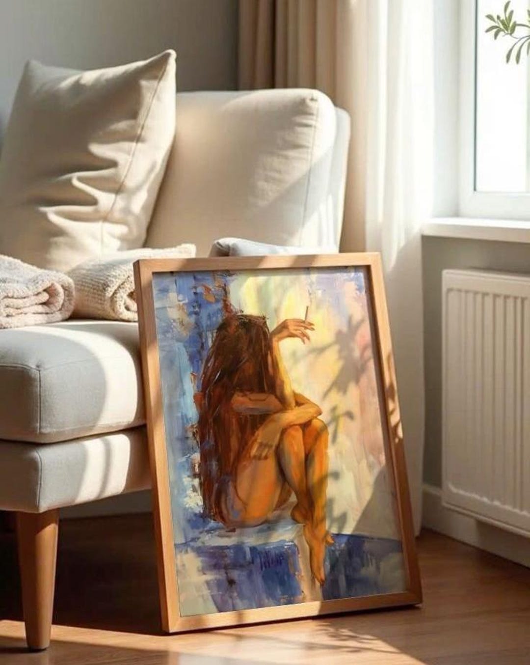 Abstract Woman Art Print | Modern Feminine Wall Decor (digital Download ...
