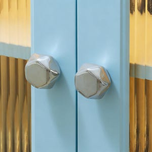 Pearl Ceramic Cabinet Knob: Dresser Drawer Knob, Chest Handles