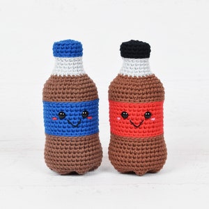 Amigurumi HÄKELMUSTER - Kawaii Soda Flasche