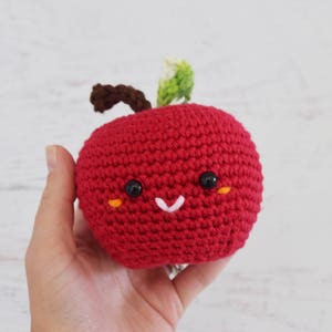 CROCHET PATTERN Farmer's Market amigurumi toy crochet food play food crochet vegetables fruit market bag kids PDF digital pattern image 7