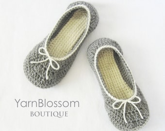 CROCHET PATTERN - Myra Slippers - women's slippers, crochet slippers, slipper pattern, PDF pattern, digital download