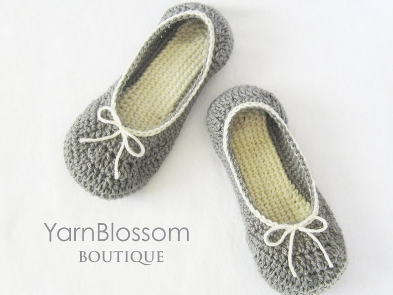 CROCHET PATTERN Myra Slippers women's slippers, crochet slippers, slipper pattern, PDF pattern, digital download image 1