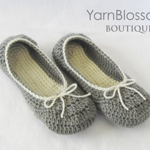 CROCHET PATTERN Myra Slippers women's slippers, crochet slippers, slipper pattern, PDF pattern, digital download image 3