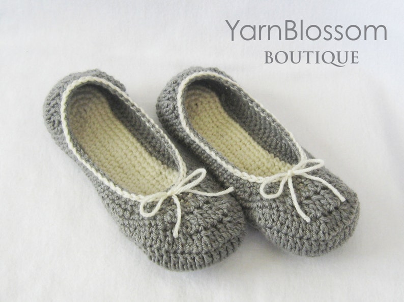 CROCHET PATTERN Myra Slippers women's slippers, crochet slippers, slipper pattern, PDF pattern, digital download image 3