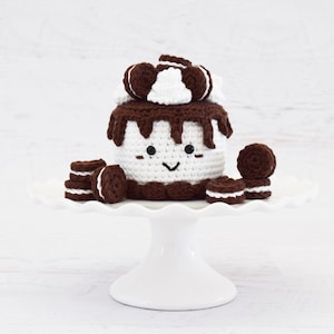 CROCHET PATTERN - Oreo Ice Cream Cake