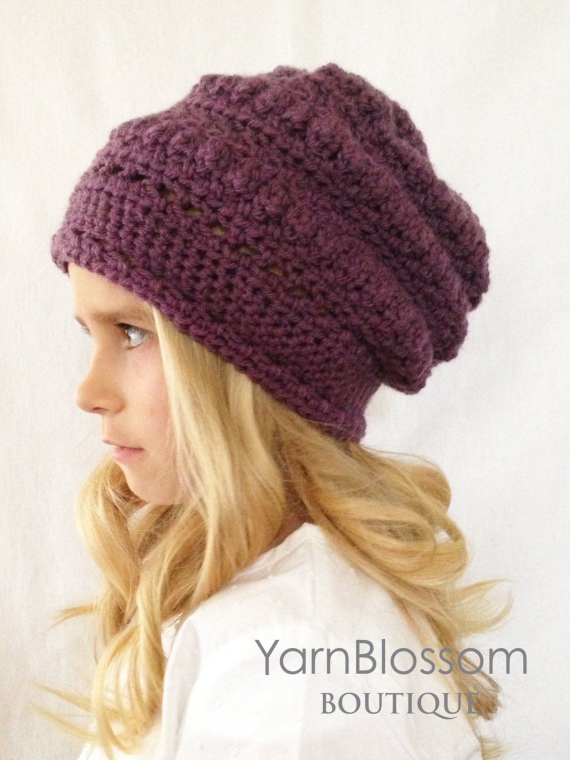 Crochet Hat PATTERN The Slouchy Beanie Instant Download | Etsy
