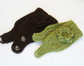 CROCHET PATTERN - Ear Warmer - crochet headband handmade supplies crochet accessories PDF pattern instant download