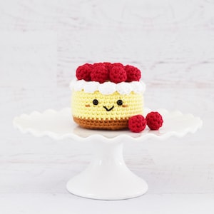 CROCHET PATTERN - Cherry Cheesecake