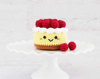 CROCHET PATTERN - Cherry Cheesecake