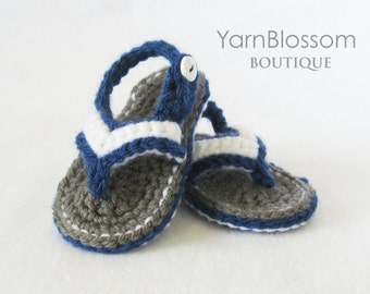 Baby CROCHET PATTERN - Baby Flip Flops - Instant Download, PDF pattern, baby sandals, baby shoes, crochet sandals