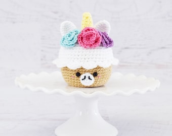 CROCHET PATTERN - Unicorn Cupcake