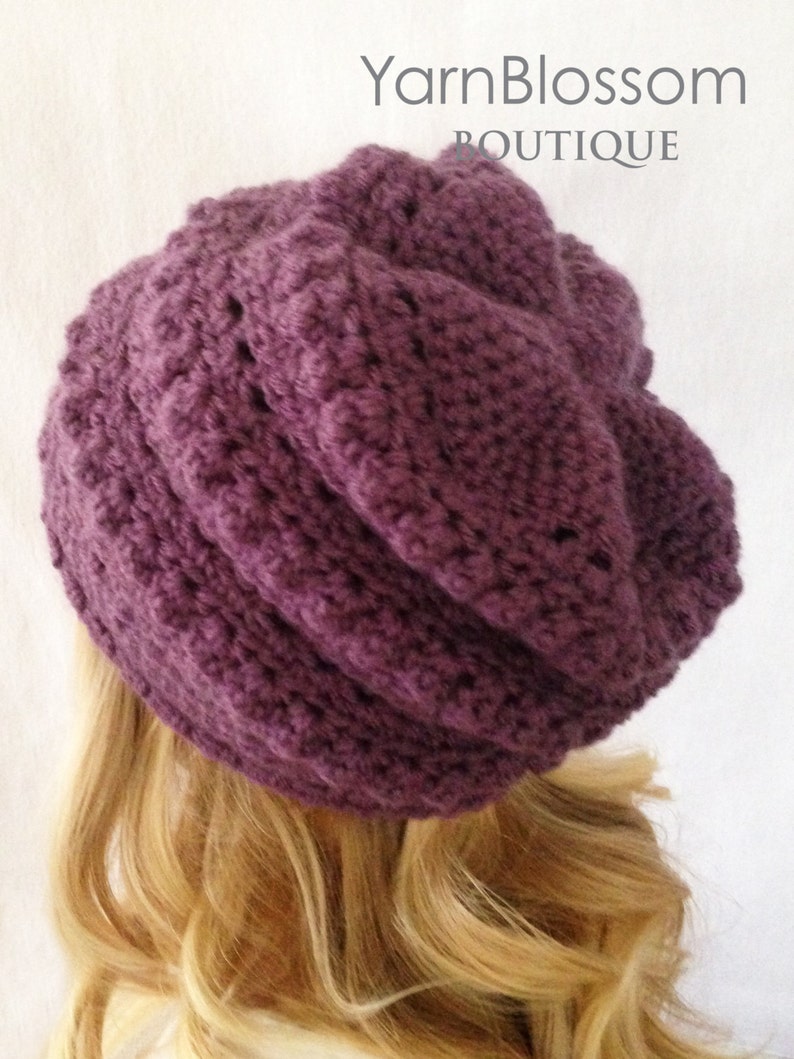 Crochet Hat PATTERN The Slouchy Beanie Instant Download | Etsy