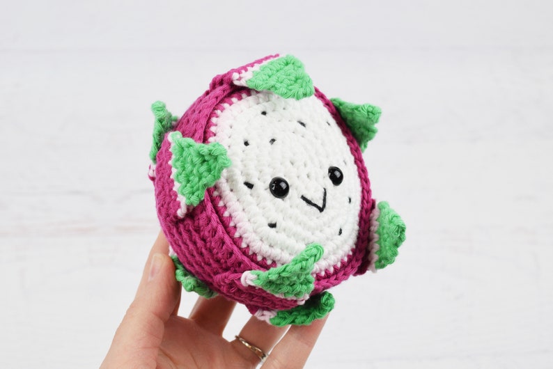 Amigurumi CROCHET PATTERN Dragon Fruit Etsy