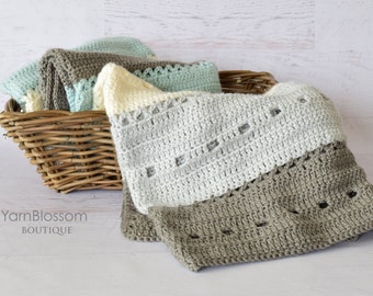 CROCHET PATTERN - Let's Cuddle Crochet Blanket - crochet throw baby afghan pattern PDF digital download