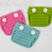 Diaper Crochet PATTERN - Diaper Cover - baby photo prop newborn photography prop crochet soaker 5 sizes included PDF Instant Download