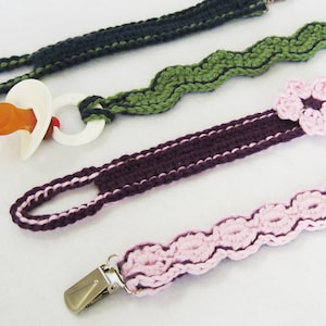 Clip per ciuccio SCHEMA UNCINETTO PDF Download istantaneo clip per ciuccio regalo neonato baby shower clip per ciuccio per neonato e bambina