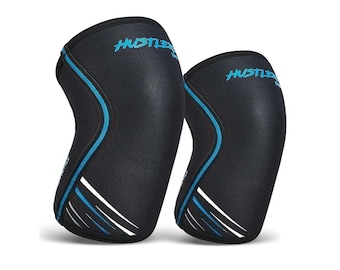 7mm Neoprene Knee Sleeves, Weightlifting, CrossFit Support