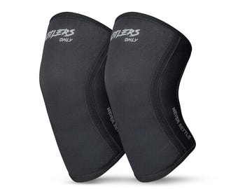 5mm Neoprene Knee Sleeves, Powerlifting Squat Support