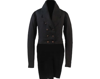 Frac Regency a medida para mujer / Frac victoriano vintage