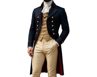 Frac Regency hecho a medida / Traje victoriano vintage