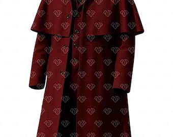 Capa de cochero Ulster Garrick / Capa de lana