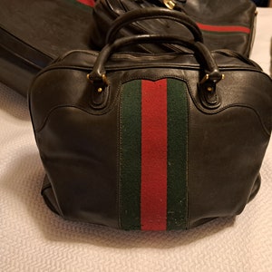 Vintage red green gucci purse Etsy