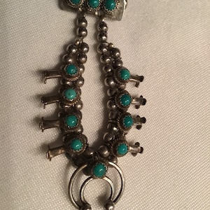 Vintage Squash Blossom Brooch