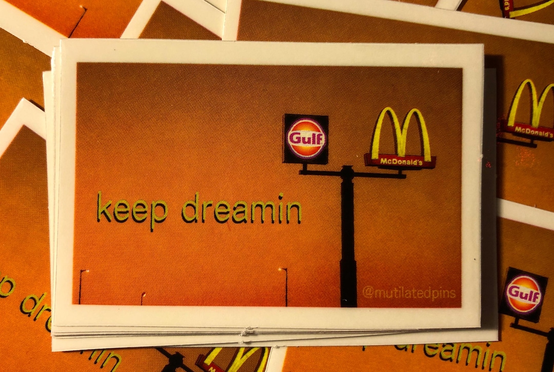 Keep Dreamin - Vintage Vaporwave Retro Sticker - Etsy