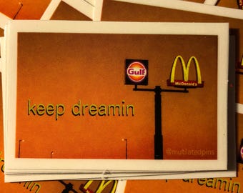 Keep Dreamin - Vintage Vaporwave Retro Sticker