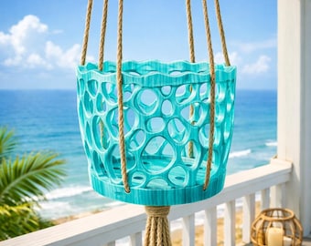 Coral‑Inspired Decorative Pot • Translucent Display Planter for Houseplants & Orchids