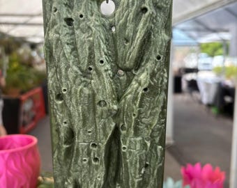 Orchideehouder boomschors • 3D-geprint hangend epifytenbord met luchtstroomontwerp