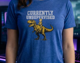 Dinosaur Riding Toddler Apparel - Funny Sarcastic Kid Shirt - Wild Child Youth Gift - Chaos Coordinator Top - T-Rex Adventures Clothing