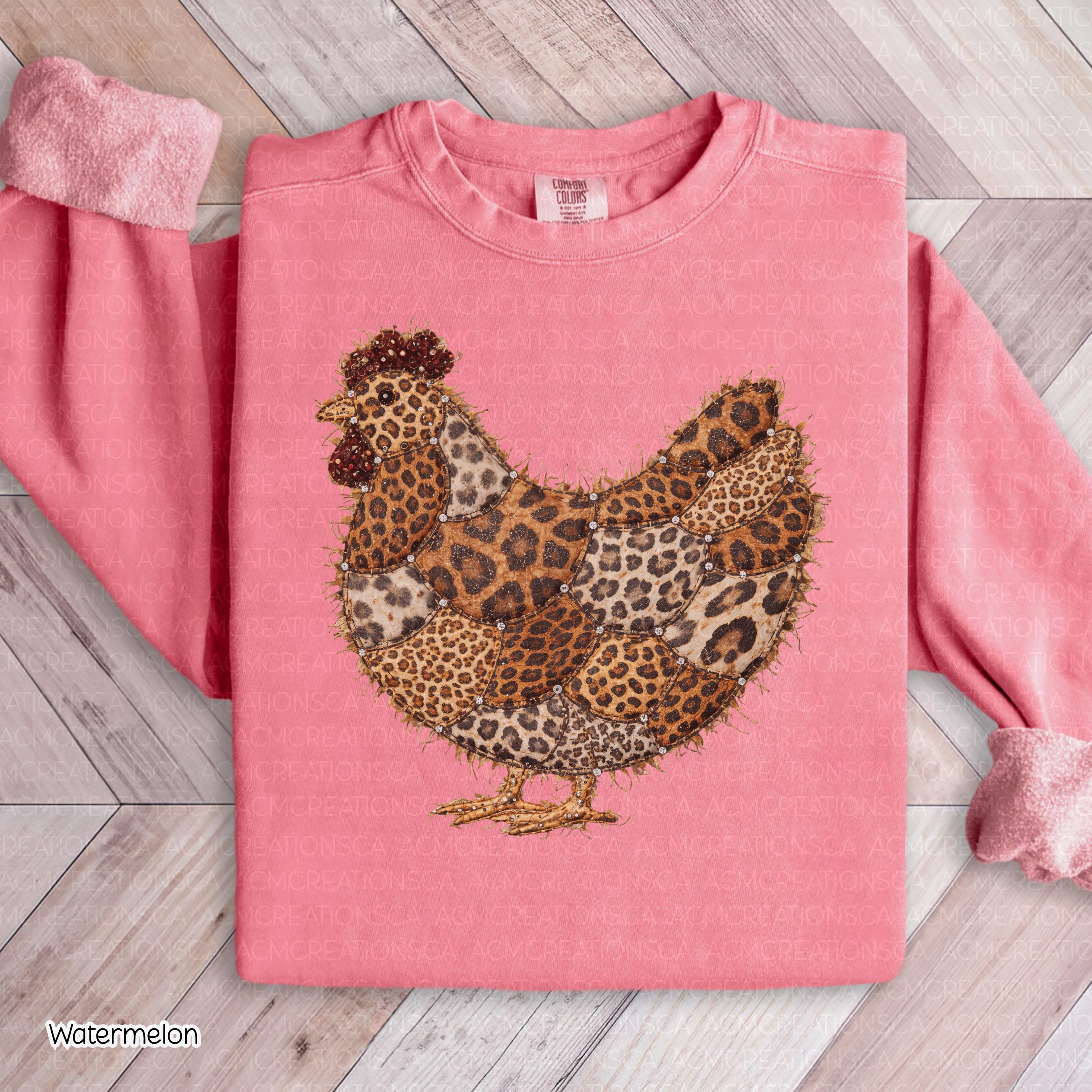 Leopard Pattern Chicken Leopard Print Chicken PNG | Chicken PNG | Patchwork Chickens | Chicken ...