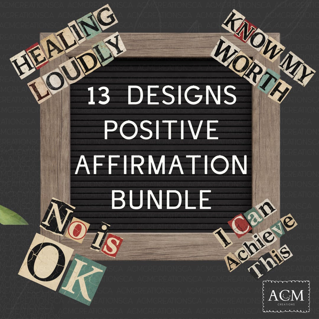 Positive Affirmation PNG | Emotional Support | Licensed Listener | New ...