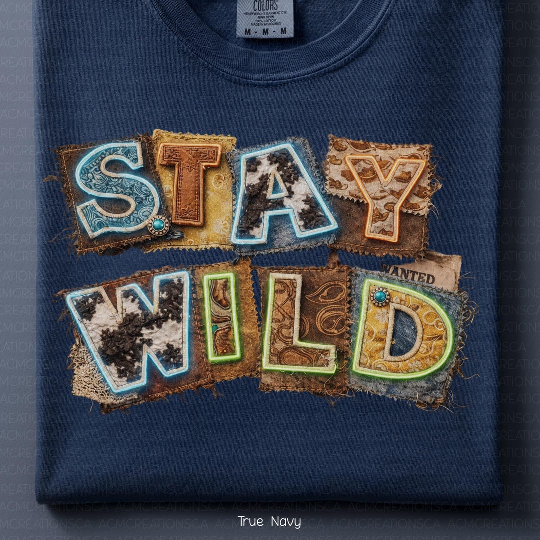 Wild Ransom's Stay Wild Western Ransom Letter Shirt | Western Grunge Graphic Tee ...
