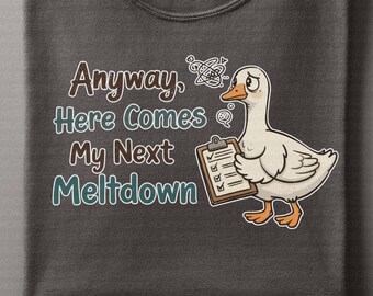 Funny Goose PNG | Adult Humor Goose |  Sassy Goose | Mental Health Goose | Sarcastic Quote PNG | Overstimulated Moms | Overwhelmed | Nope