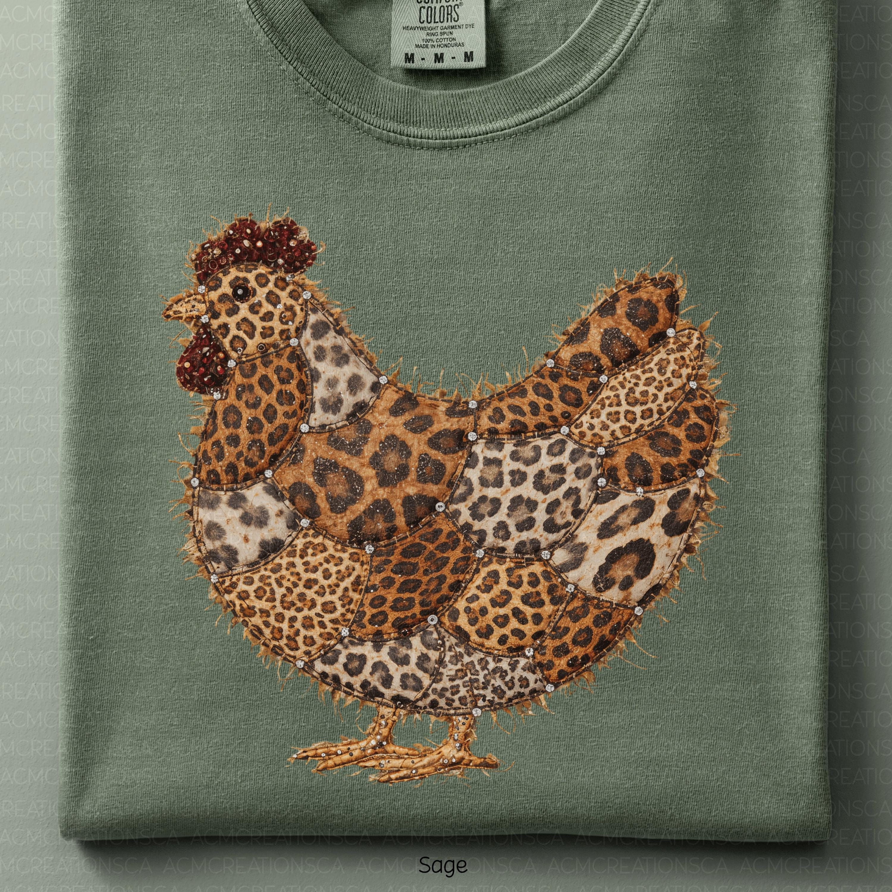 Leopard Pattern Chicken Leopard Print Chicken PNG | Chicken PNG | Patchwork Chickens | Chicken ...