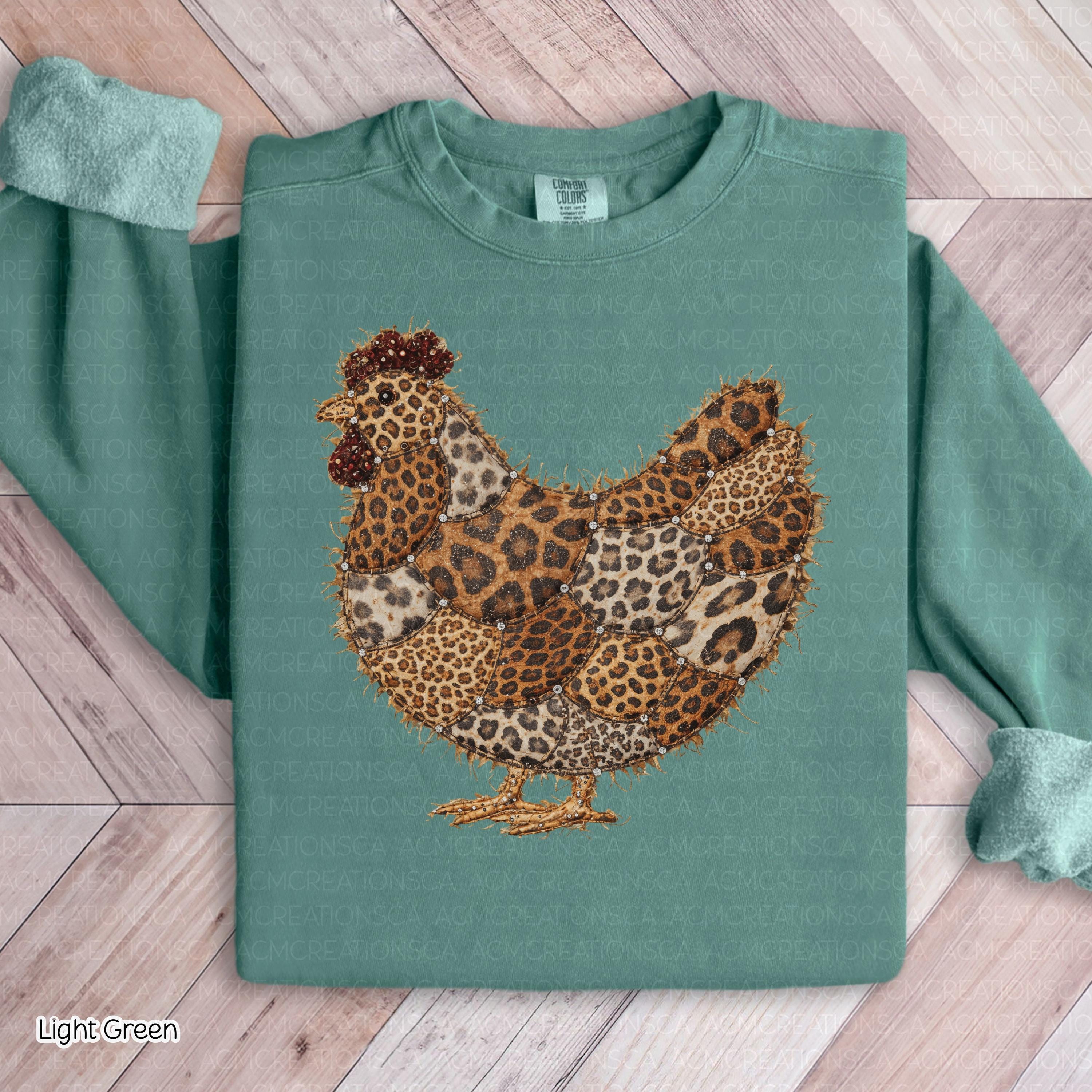 Leopard Pattern Chicken Leopard Print Chicken PNG | Chicken PNG | Patchwork Chickens | Chicken ...