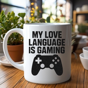 Funny Gamer Mug | Video Game Humor | Husband Gamer Mug | Gaming Coffee Cup | Gaming Nerd Gift | Gaming Mug | Game Controller Mug | Arcade