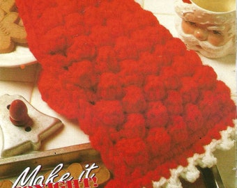 Red Hot Oven Mitt Vintage Potholder 90's Crochet Pattern PDF INSTANT DOWNLOAD