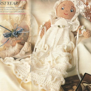 Heirloom Baby Doll Vintage 1990 Crochet Pattern PDF INSTANT DOWNLOAD