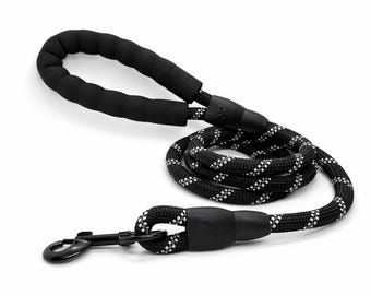 Durable Rope Slip Dog Leash with Soft Foam Handle