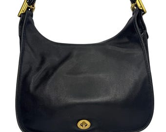Vintage Coach | Legacy Crescent Bag | 9718 | Black - Etsy