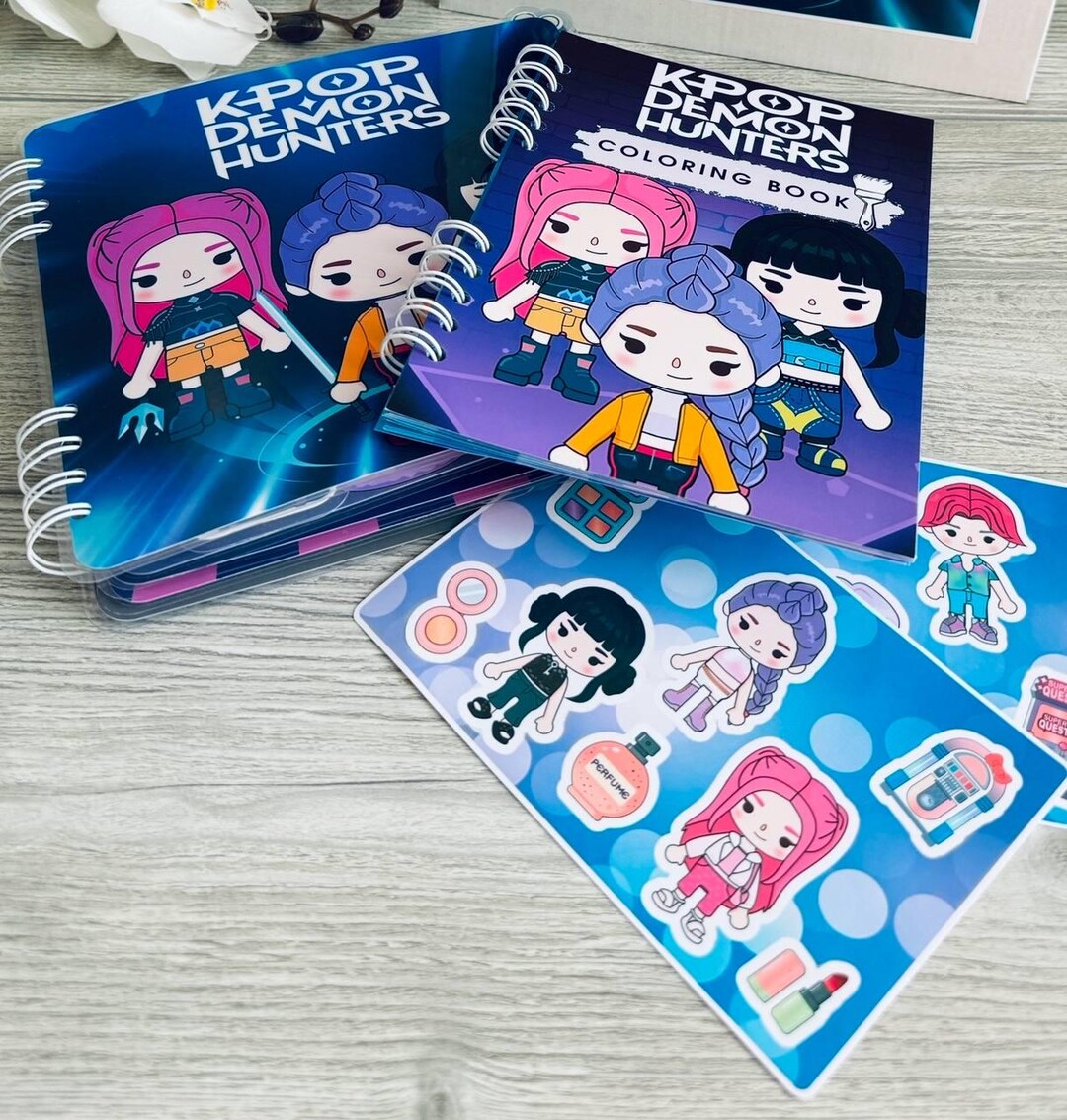 Kpop Demon Hunters Busy Book Interactive Toddler Activity With