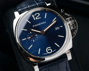 PANERAI Luminor Due Automatische Blaue Zifferblatt Herrenuhr Art No. PAM01274